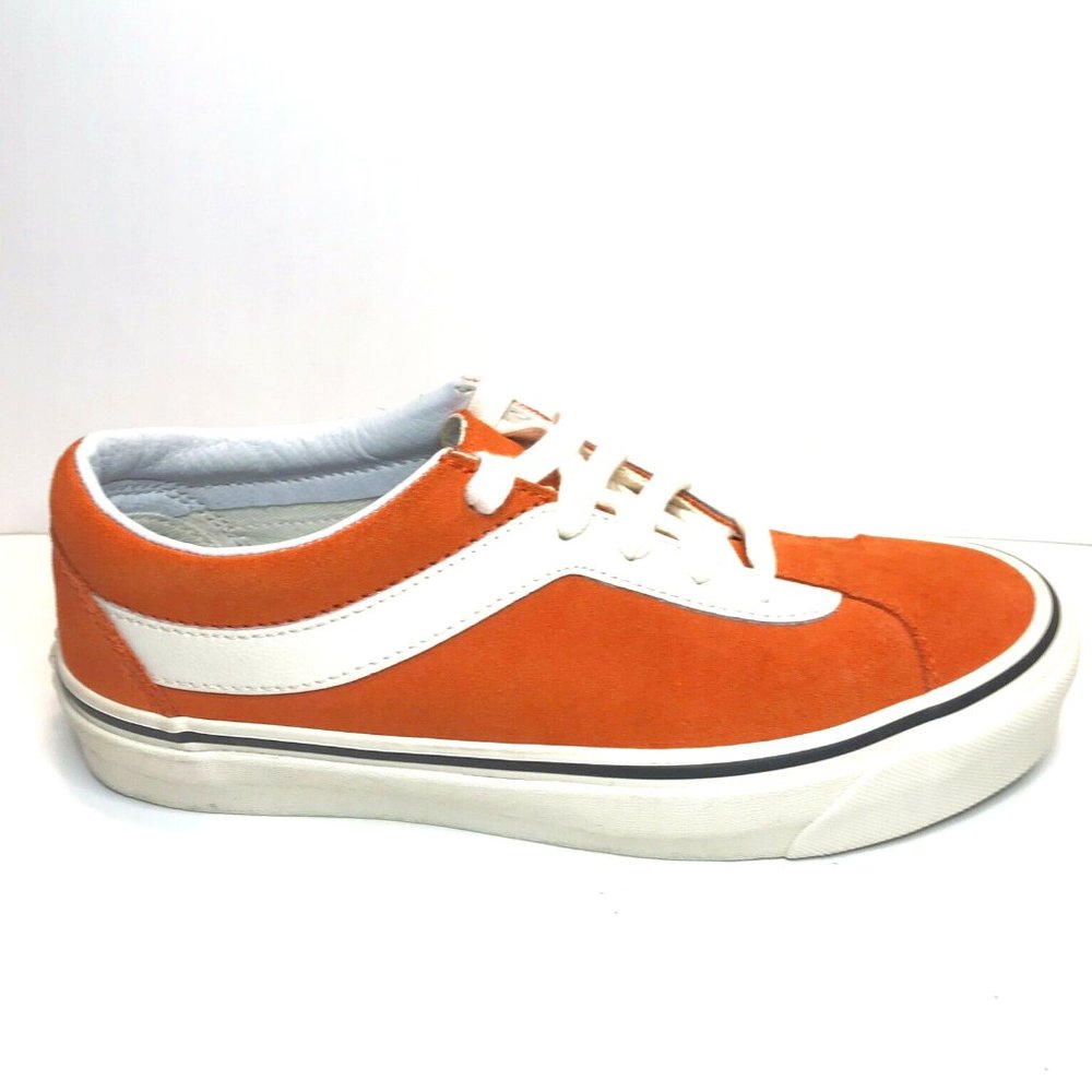 VANS Bold Ni Suede Orange Shoes Sneaker M 5, W 6.5